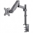 Soporte para Monitor MANHATTAN con pistón a gas,Soporta un monitor de 17 17", 100 x 100, Gris