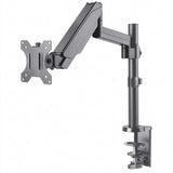 Soporte para Monitor MANHATTAN con pistón a gas,Soporta un monitor de 17 17", 100 x 100, Gris