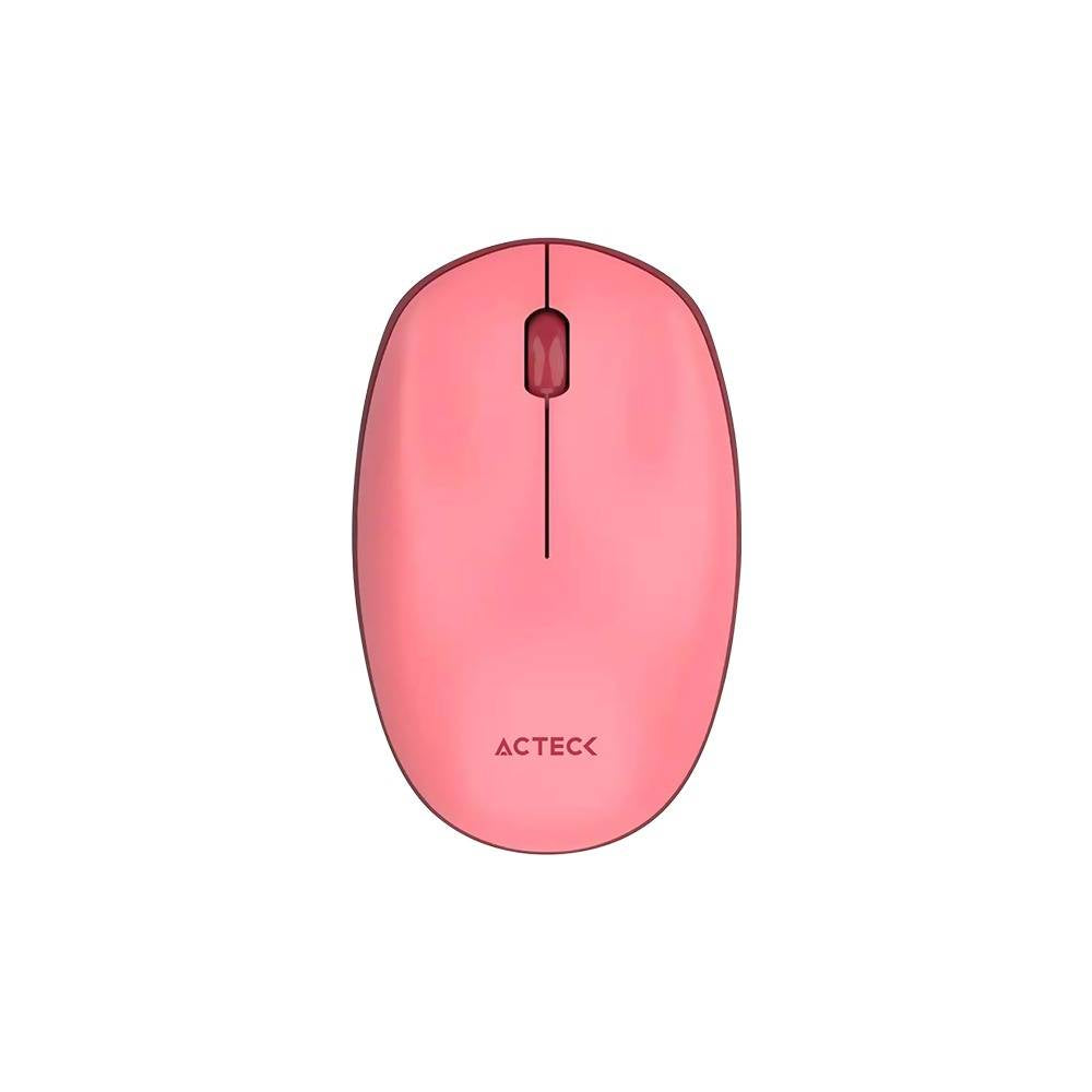Kit Teclado y Mouse ACTECK MK480, Inalámbrico, Rojo