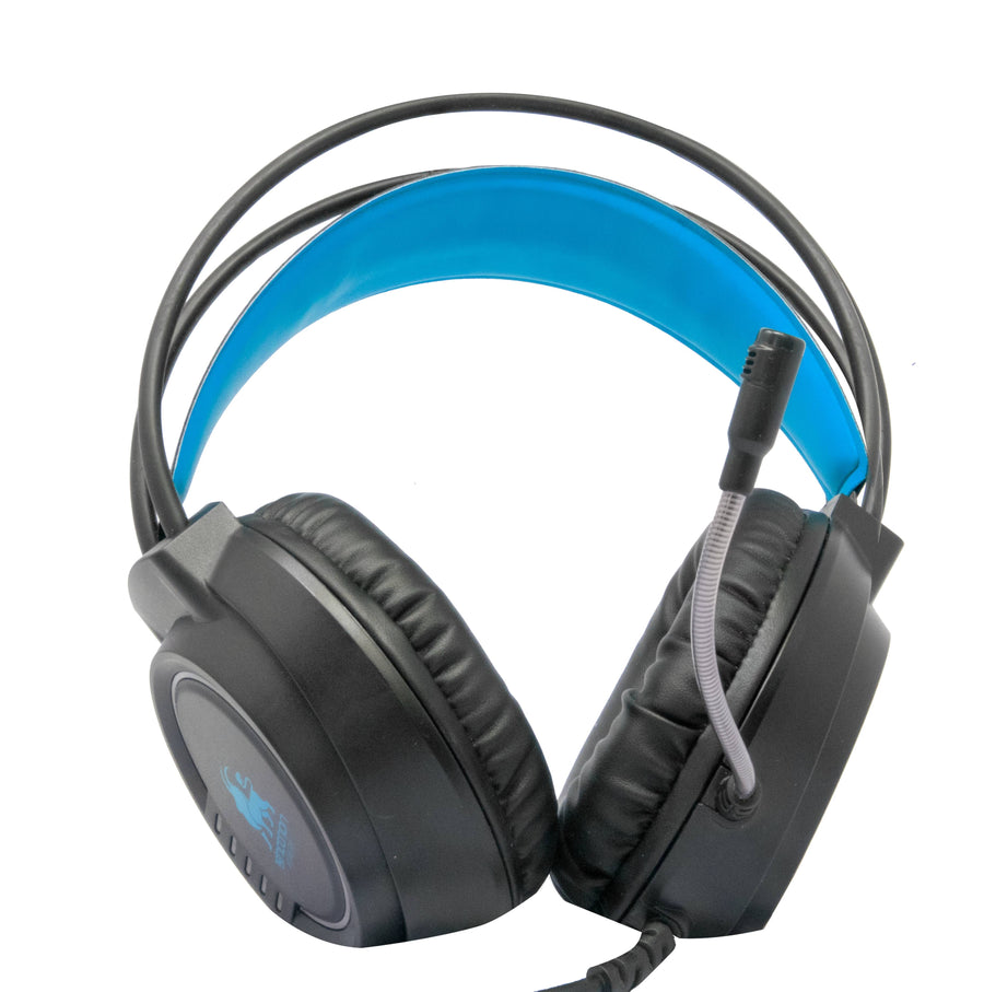 Headset Gamer NECNON NBHG-KIMERA, 3.5mm/USB, Azul