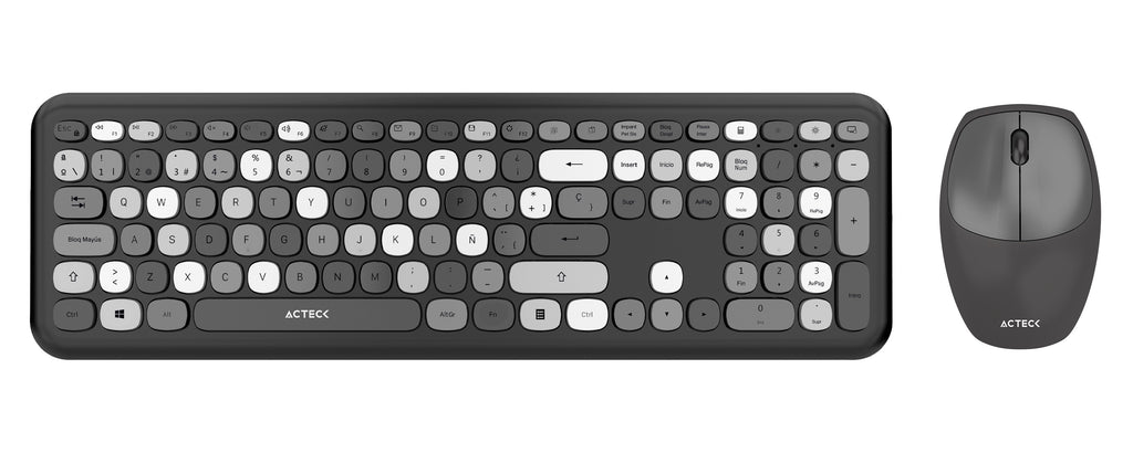 Kit Teclado y Mouse ACTECK MK475 Inalámbricos, 2.4hz