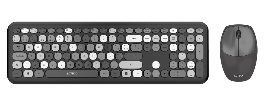 Kit Teclado y Mouse ACTECK MK475 Inalámbricos, 2.4hz