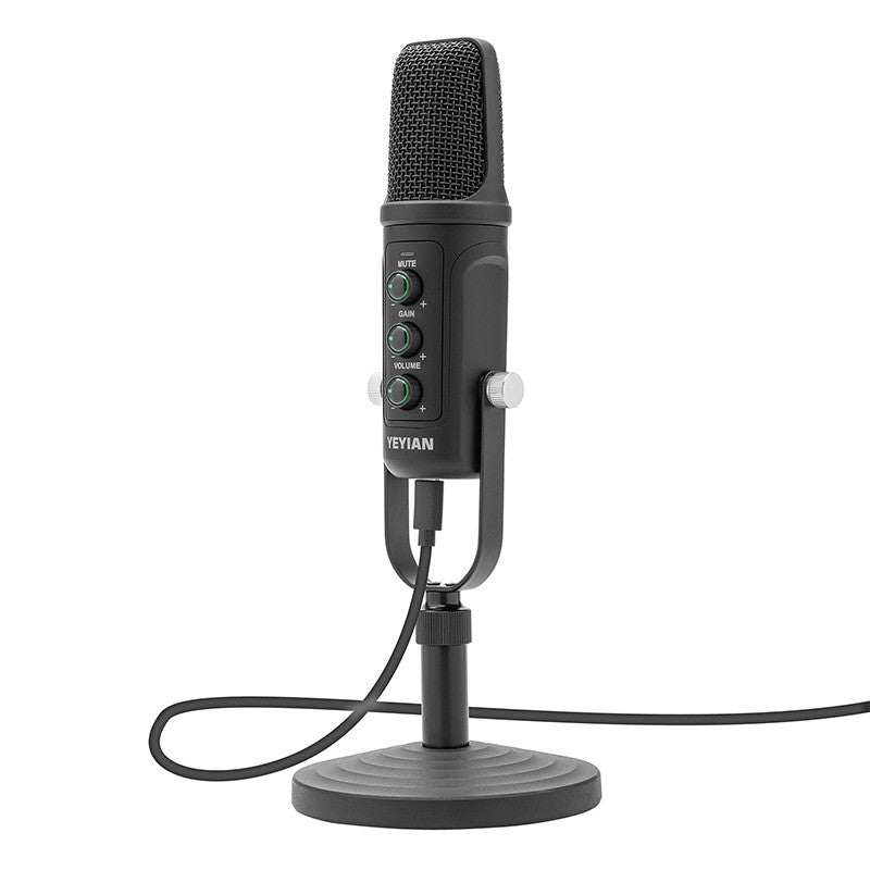 Micrófono Yeyian YSA-UCHQ-01, USB, Negro