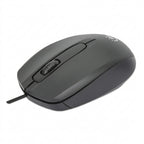 Mouse MANHATTAN 190190, USB-C, Negro