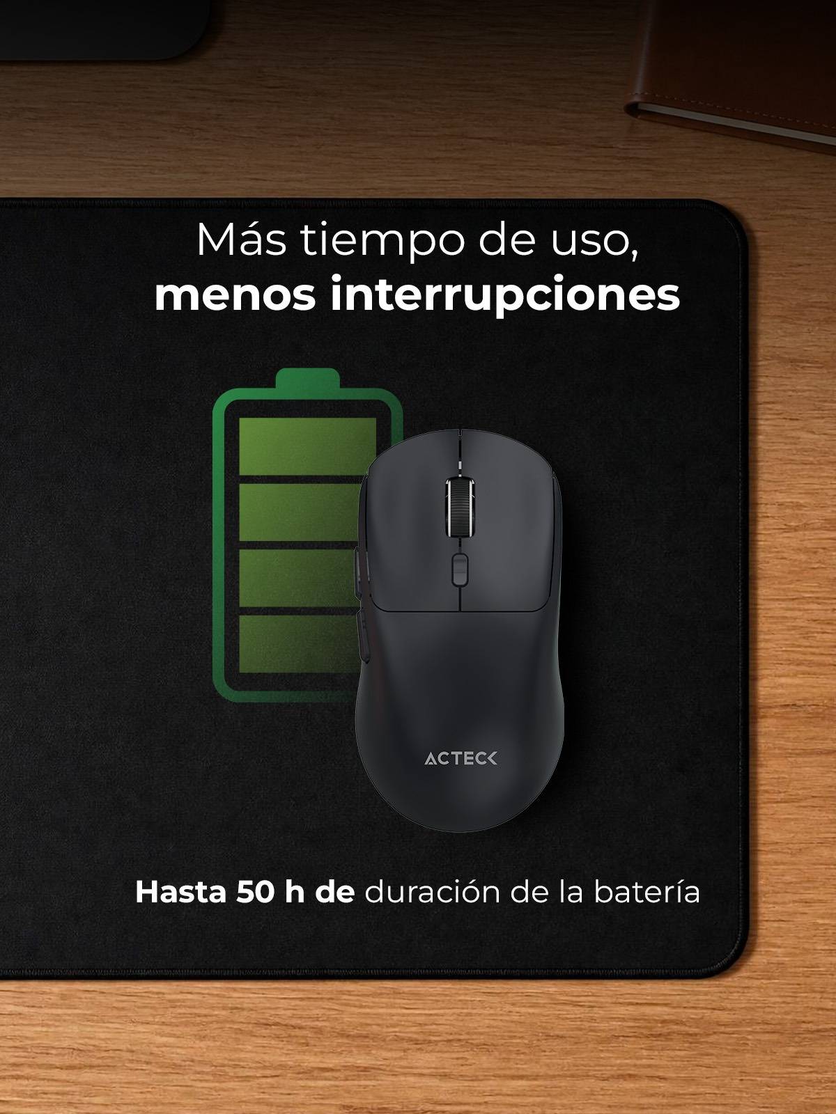 Mouse ACTECK Instinct Click MI484, Negro