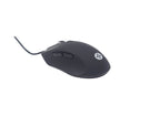 Mouse Naceb Technology NA-0115N Óptico, Alámbrico, 800 - 2400 DPI, 6 Botones, Negro