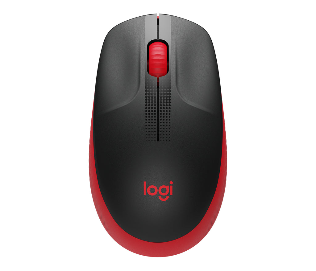 Mouse Inalámbrico LOGITECH M190, Rojo