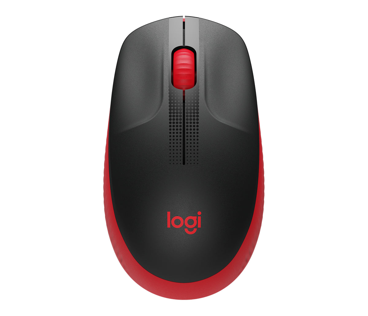 Mouse Inalámbrico LOGITECH M190, Rojo