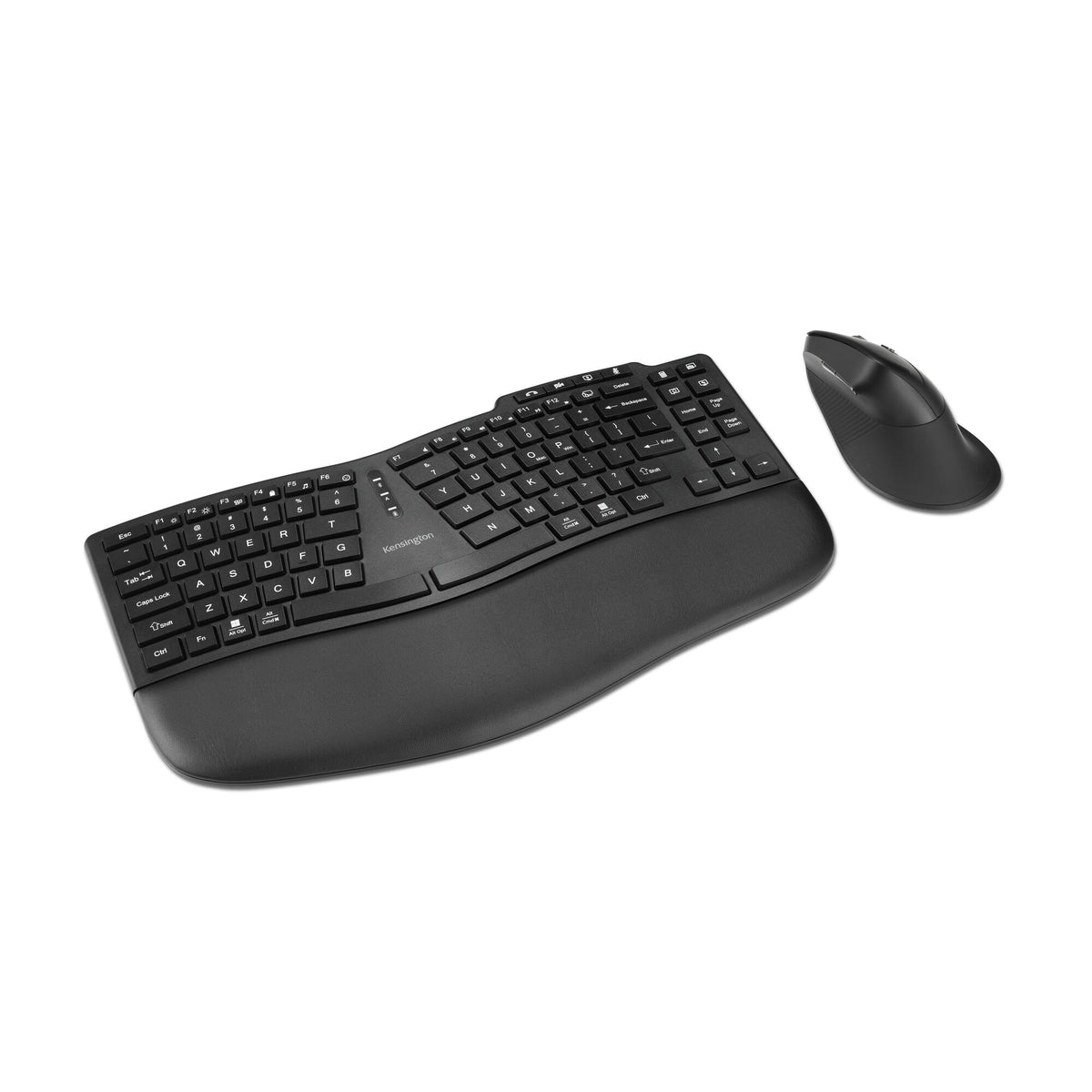 Kit Teclado y Mouse KENSINGTON KM675 VA Curvo, USB-C, Negro
