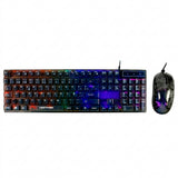 Kit Teclado y Mouse Gamer VORTRED V-930723, Negro