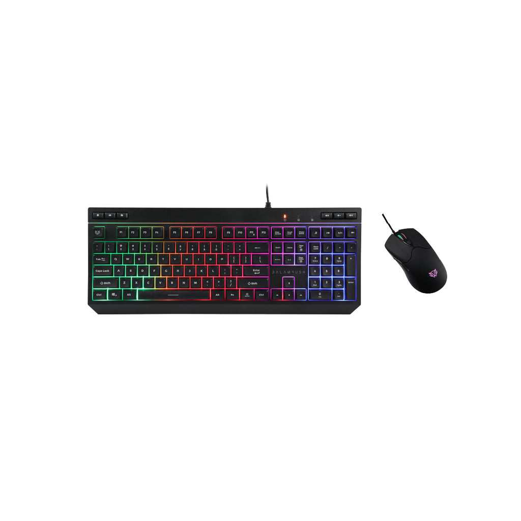 Kit Teclado y Mouse BALAM RUSH BR-936286 Alámbrico USB RGB 3600 DPI
