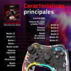 Control Gamer Balam Rush BR-940467, Transparente