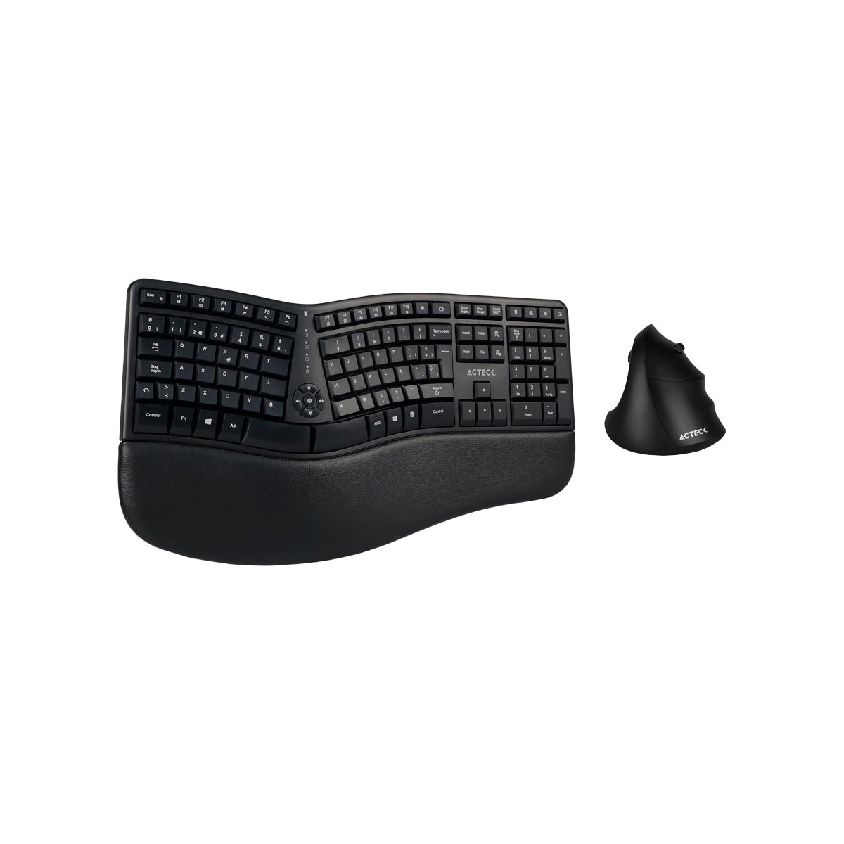Kit Teclado y Mouse ACTECK AC-936248, USB-C, Negro
