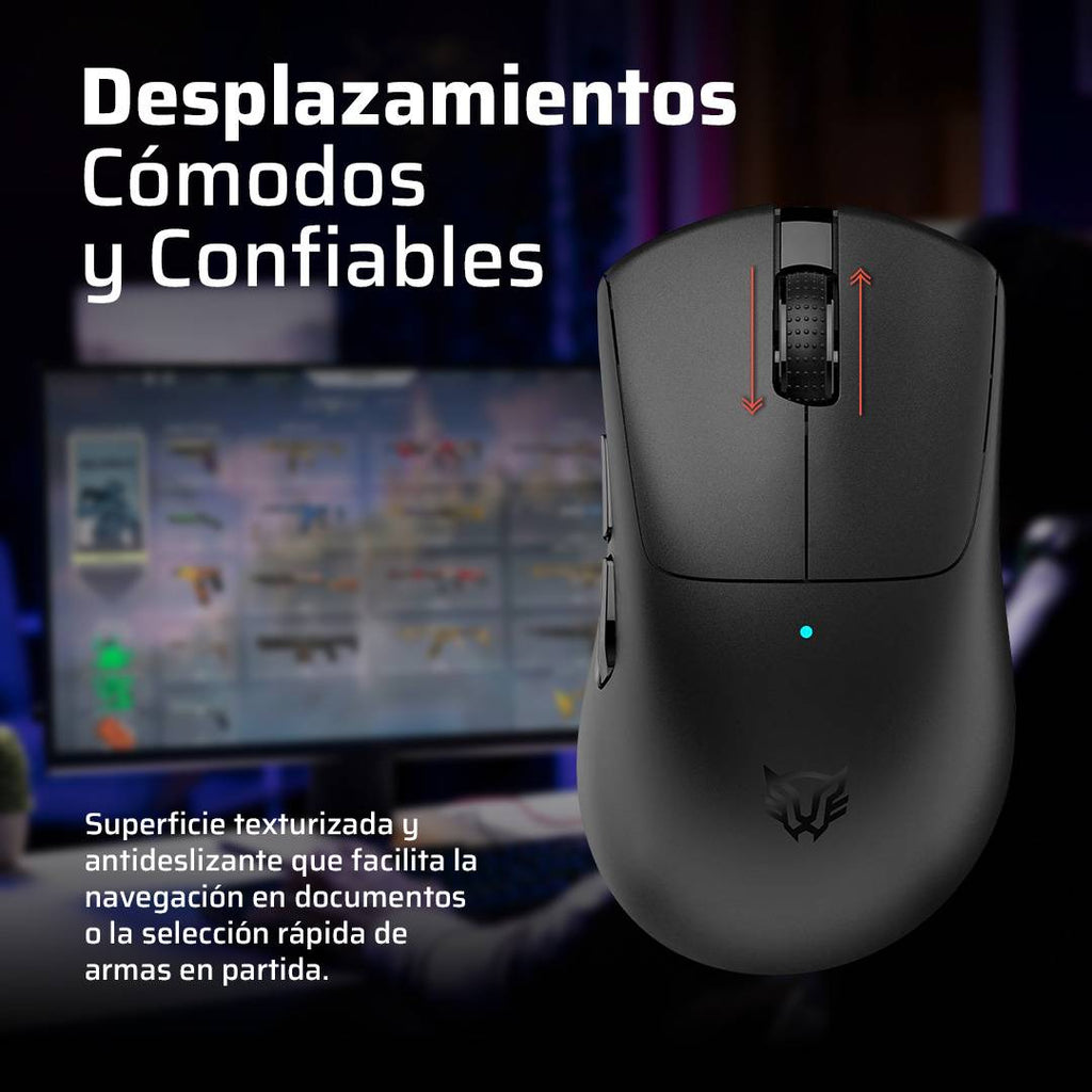Mouse Gamer Balam Rush DRIFT PERFORM MG5, Inalámbrico, USB Dongle 2.4ghz, Negro