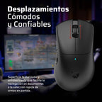 Mouse Gamer Balam Rush DRIFT PERFORM MG5, Inalámbrico, USB Dongle 2.4ghz, Negro