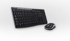 Kit Teclado y Mouse LOGITECH MK270, Negro