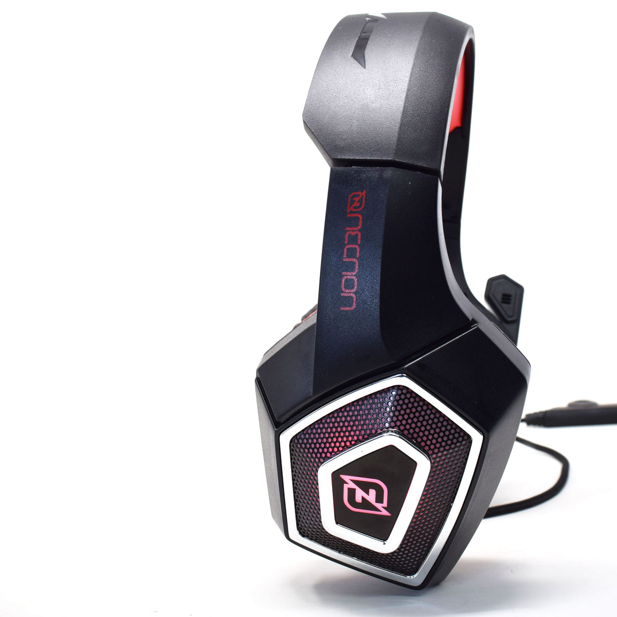 Headset Gamer NECNON NBHG-DRAGON LED, Negro