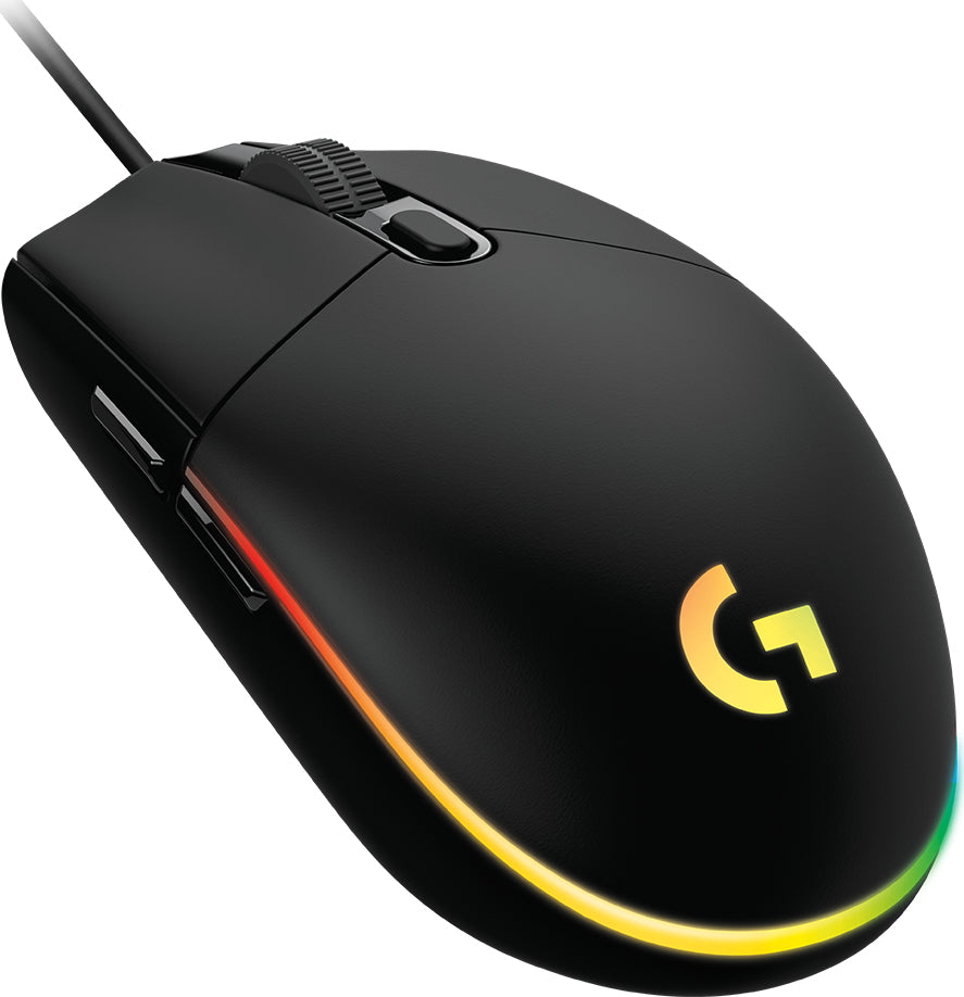 Mouse Gamer LOGITECH G203, 200-8.000 dpi, USB, Negro