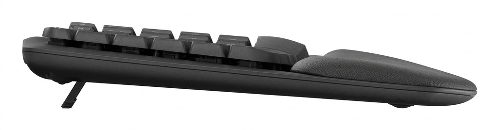 Teclado LOGITECH Wave Keys LED Curvo, Grafito