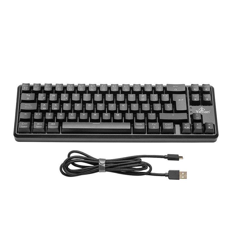 Teclado Gamer Yeyian YTM-28209R LED, Negro
