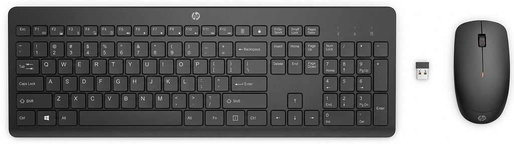 Kit Teclado y Mouse HP HP 235, 440 x 146, Negro