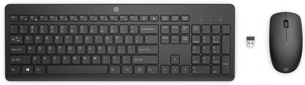 Kit Teclado y Mouse HP HP 235, 440 x 146, Negro
