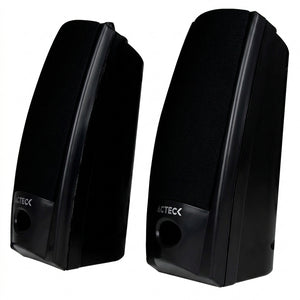 Bocinas ACTECK AX-2500, 3.5 MM, Negro