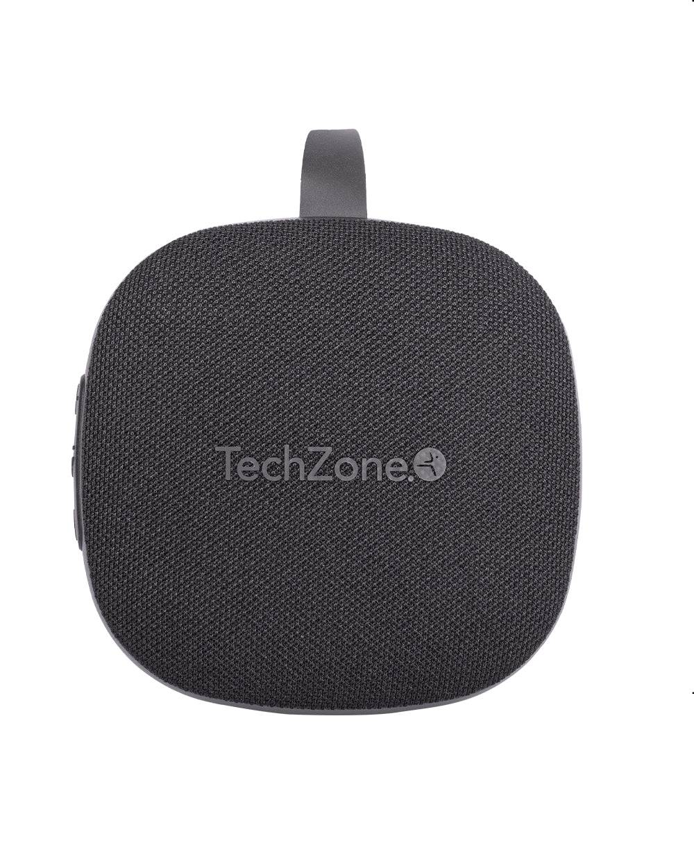 Bocina Portátil TECHZONE HORUS Bluetooth TWS, Negro