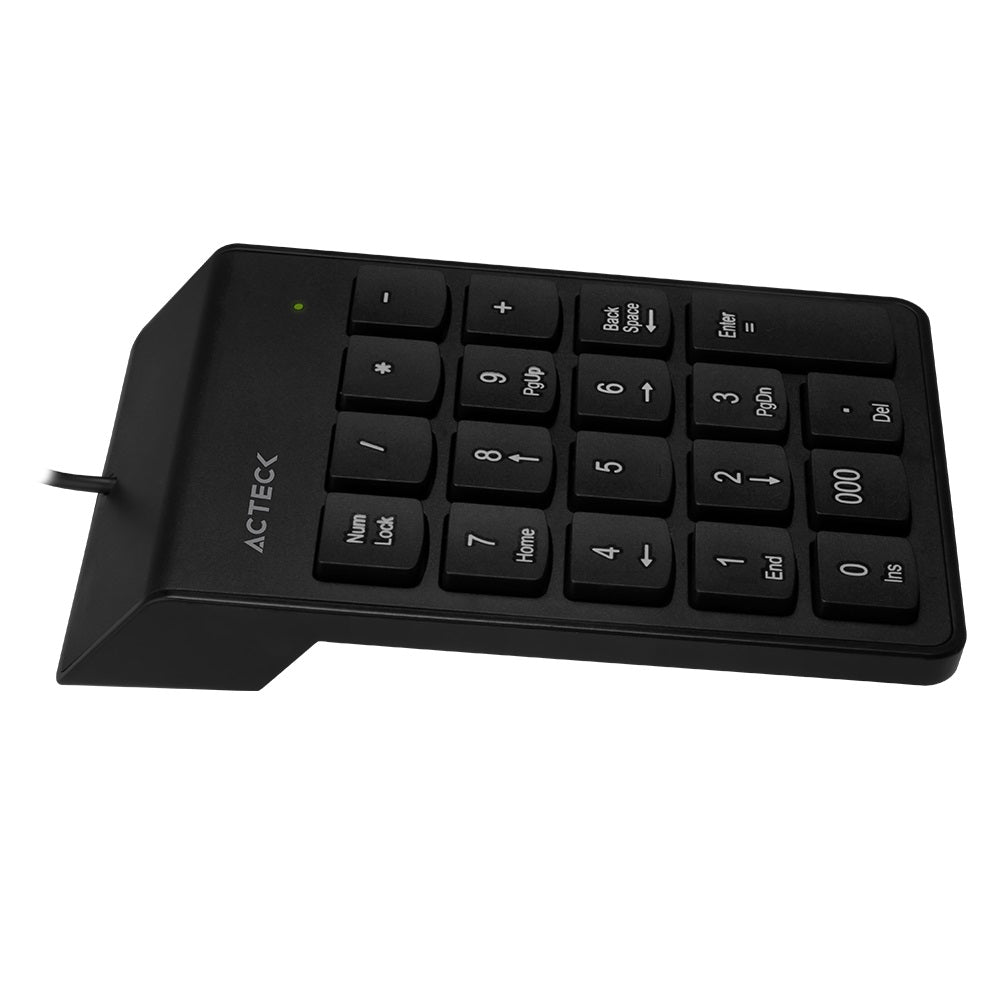 Teclado Numérico ACTECK AC-932622, USB, Negro