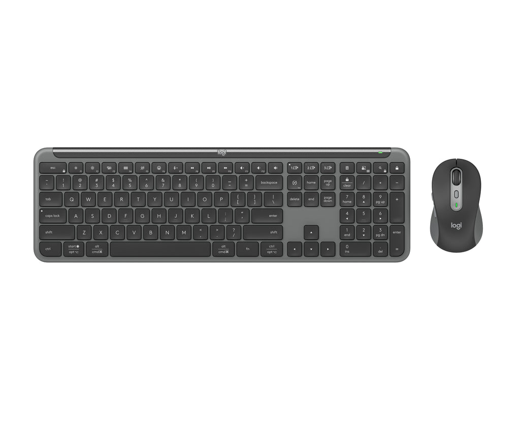 Kit Teclado y Mouse LOGITECH 920-012473 LED, Grafito