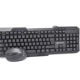 Kit Teclado y Mouse Naceb Technology NA-618N, Negro