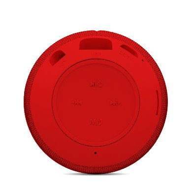 Bocinas BROBOTIX 263816 Bluetooth Inalámbrica, USB/Micro USB/3.5 mm, Rojo
