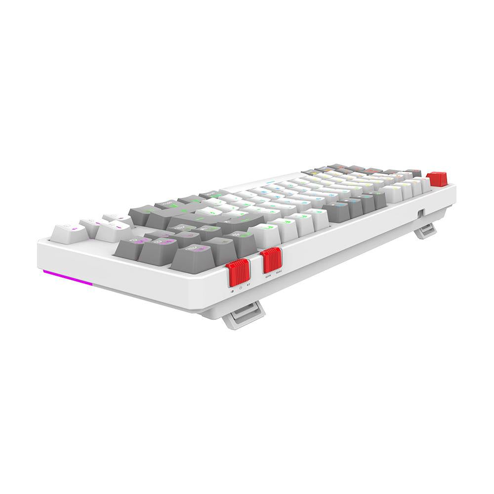 Teclado Gamer Balam Rush GK990, Blanco