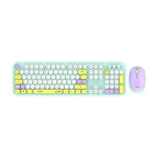 Kit Teclado y Mouse ACTECK MK485, Inalámbrico, 2.4GHz, Azul