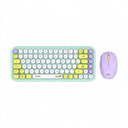 Kit Teclado y Mouse ACTECK MK480 Inalámbrico, Azul