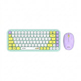 Kit Teclado y Mouse ACTECK MK480 Inalámbrico, Azul