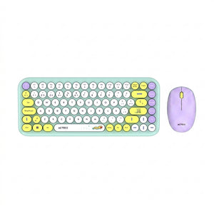 Kit Teclado y Mouse ACTECK MK480 Inalámbrico, Azul