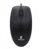 Mouse BROBOTIX 497202 Óptico, Alámbrico, USB, Negro