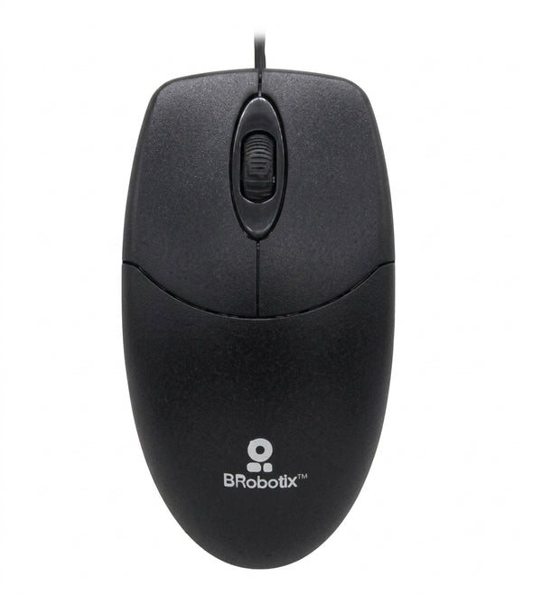 PC Gamer Mouse BROBOTIX 497202 Óptico, Alámbrico, USB, Negro - México