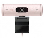 Webcam LOGITECH BRIO 500 LED, Full HD (1920 x 1080), USB-C, Rosa
