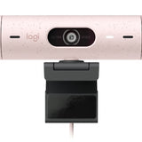 Webcam LOGITECH BRIO 500 LED, Full HD (1920 x 1080), USB-C, Rosa