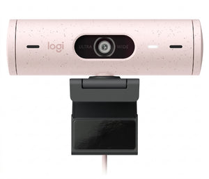 Webcam LOGITECH BRIO 500 LED, Full HD (1920 x 1080), USB-C, Rosa