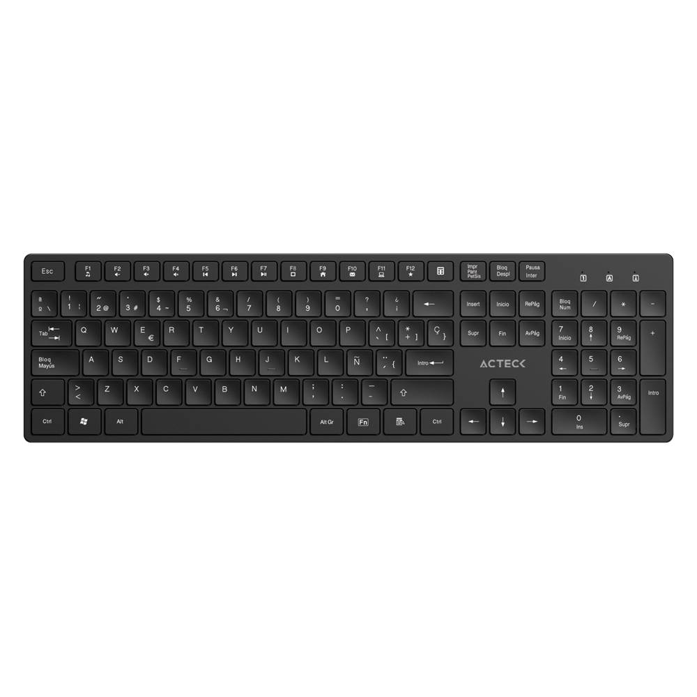 Teclado ACTECK VANTAGE AERO TI555 VA, Negro