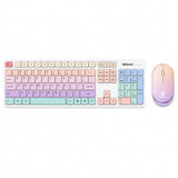 Kit Teclado y Mouse BROBOTIX 406986 Inalámbrico, Bluetooth/Radiofrecuencia, 2.4MHz