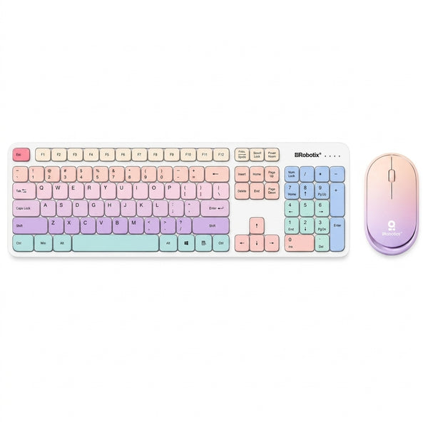 PC Gamer Kit Teclado y Mouse BROBOTIX 406986 Inalámbrico, Bluetooth/Radiofrecuencia, 2.4MHz - México