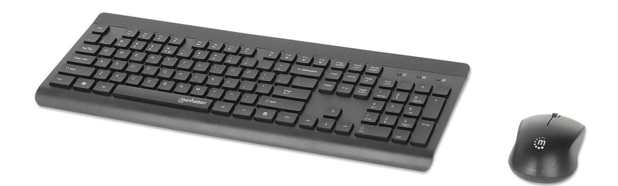 Kit Teclado y Mouse MANHATTAN 180771 VA, 156 x 440, Gris