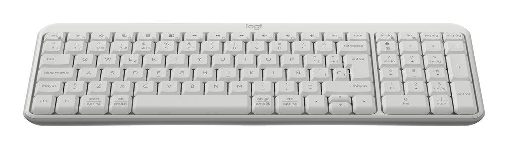Teclado LOGITECH K250 LED, Blanco