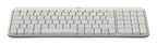 Teclado LOGITECH K250 LED, Blanco