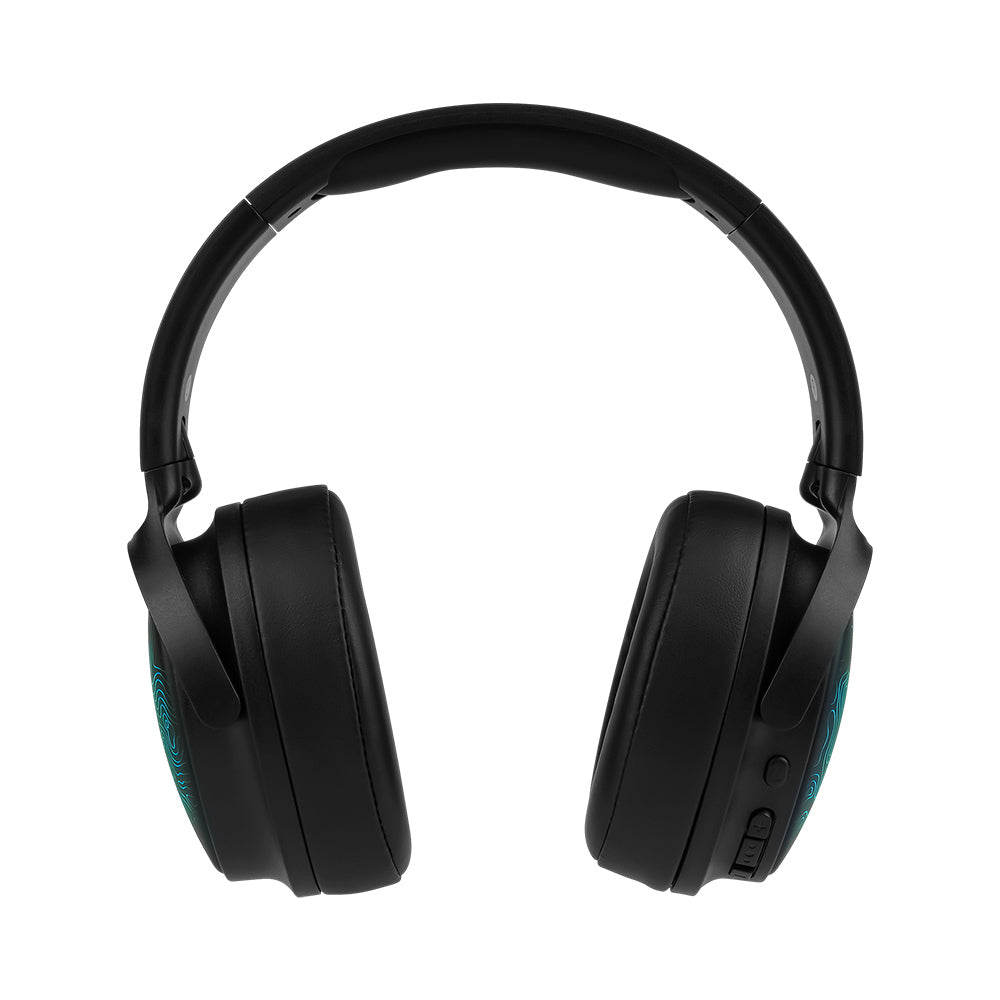 Headset VORAGO HPB-401 LED, Bluetooth 5.3/micro SD/3.5MM, Negro/LED