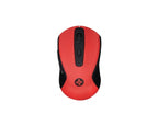 Mouse Naceb Technology NA-0116R Curvo, Rojo